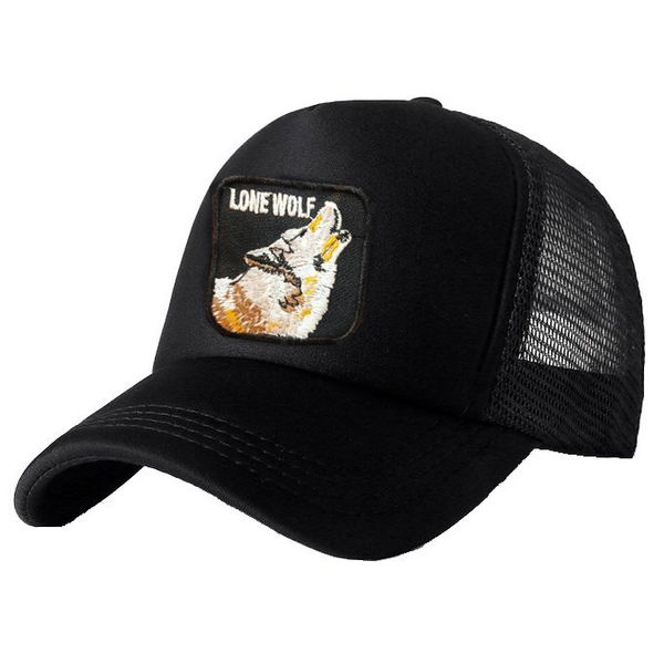 کلاه کپ مردانه مدل lone wolf کد 4004