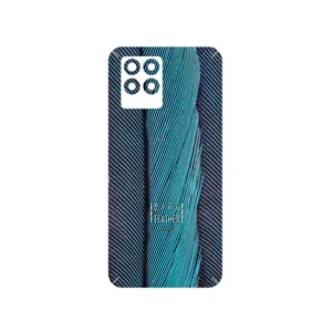 MAHOOT Turquoise feathers Cover Sticker for Realme 8 Pro