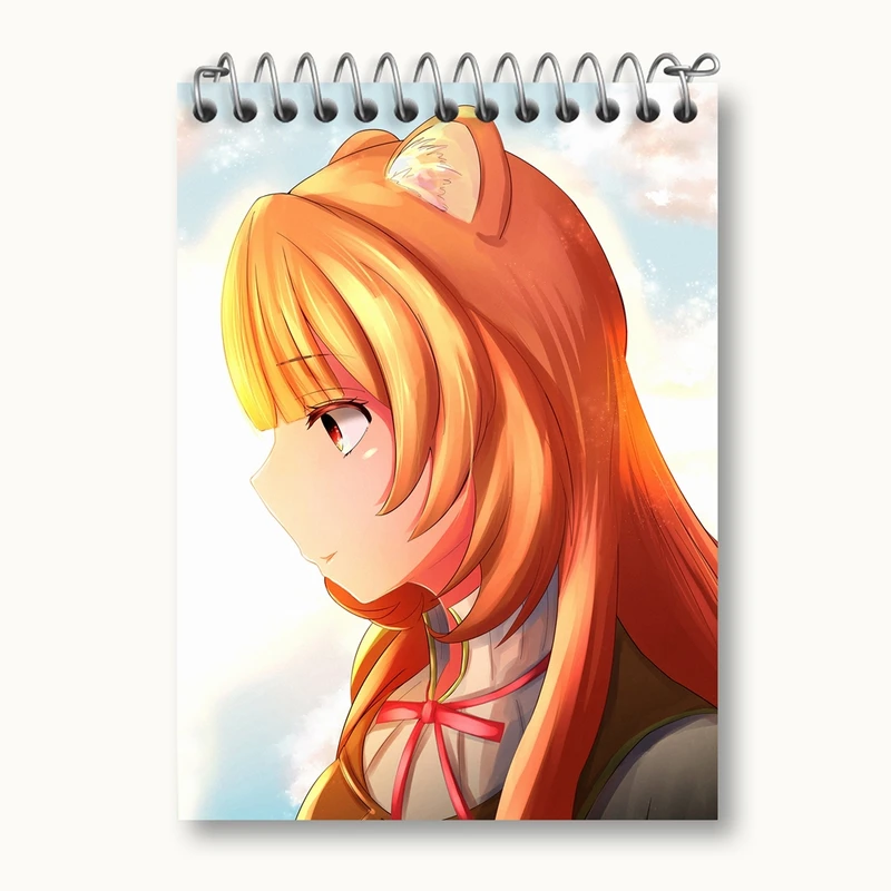 دفتر یادداشت 50 برگ خندالو مدل رافتالیا انیمه ظهور قهرمان سپر کد 15933