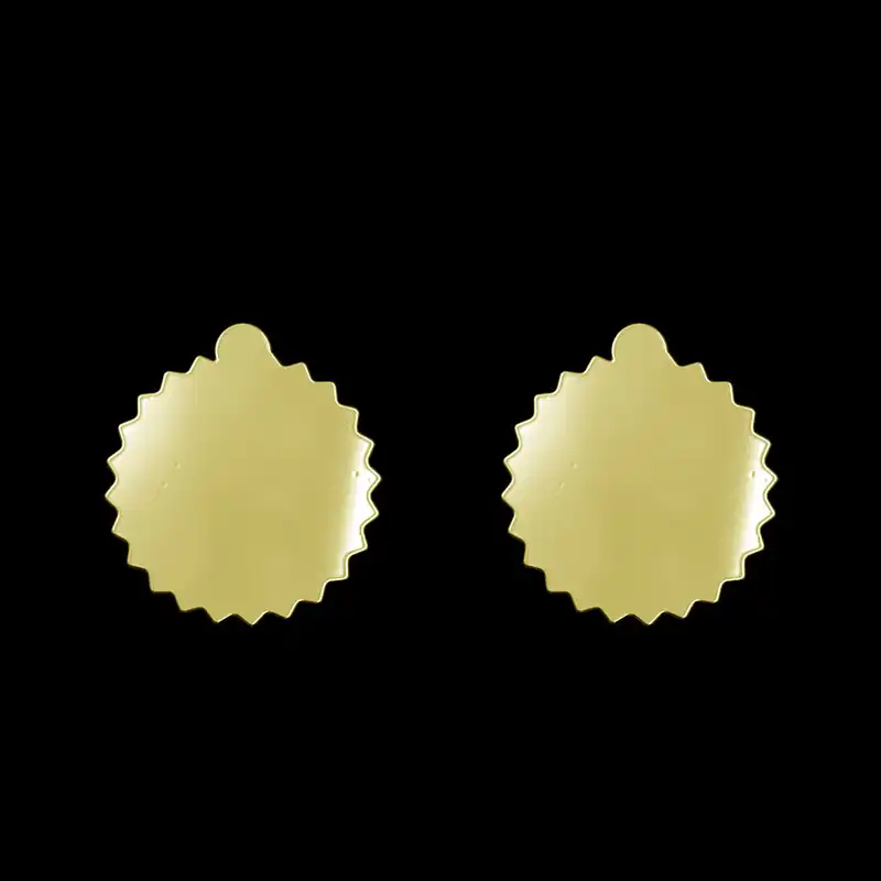 گوشواره طلا 18 عیار زنانه مدوپد مدل ستاره کد GA1-15592