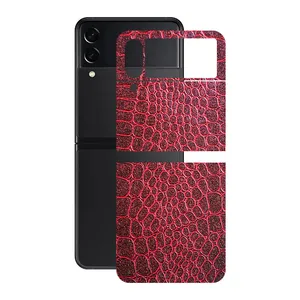 Remax cover sticker Leth model snakeskin design suitable for Samsung Galaxy Z Flip3 mobile phone