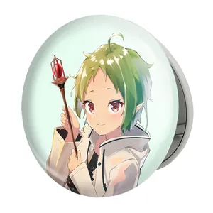 آینه جیبی خندالو طرح سیلفیت انیمه موشوکو تنسی مدل تاشو کد 24078 