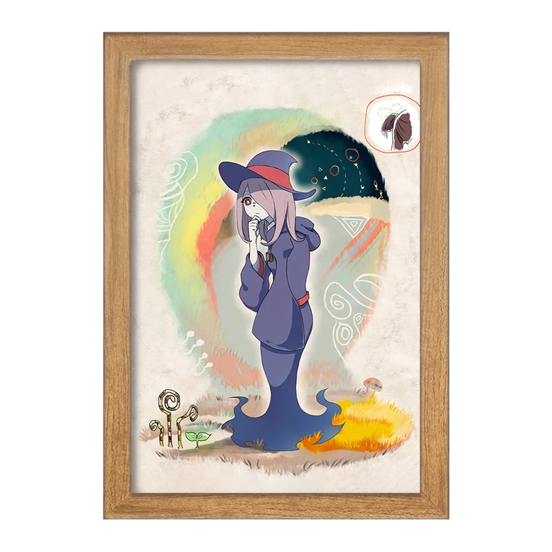 تابلو خندالو مدل سوسی انیمه جادوگران کوچک Little Witch Academia  کد 22831