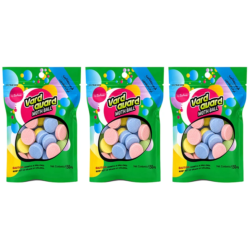 نفتالین خوشبو کننده هوا سفینه مدل S.300 رایحه Fresh Air وزن 150 گرم بسته 3 عددی