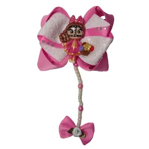 گیره مو دخترانه مدل دنباله دار مرواریدی