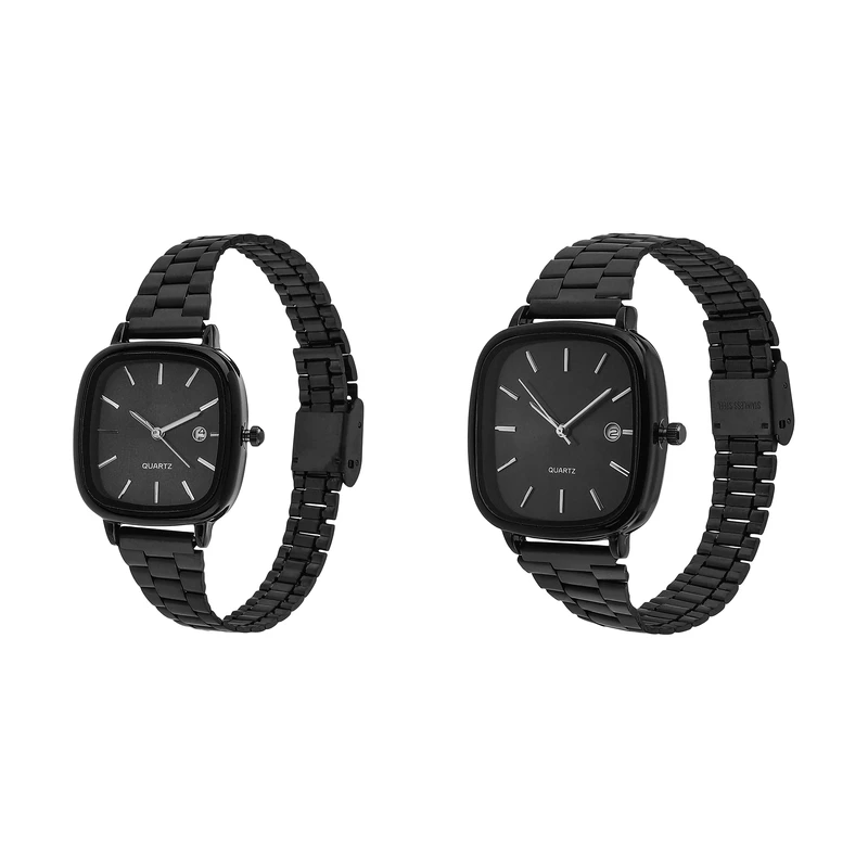 ست ساعت مچی عقربه‌ای کوارتز زنانه و مردانه مدل CO-SB-134