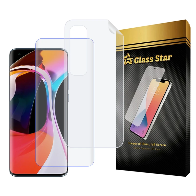 محافظ صفحه نمایش یووی گلس استار مدل UVNANOMTBS مناسب برای گوشی موبایل شیائومی Mi 10 Ultra 5G به همراه محافظ پشت گوشی