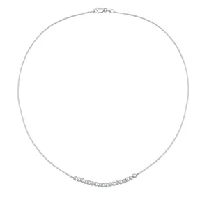 گردنبند نقره زنانه مدل گوی ونیزی