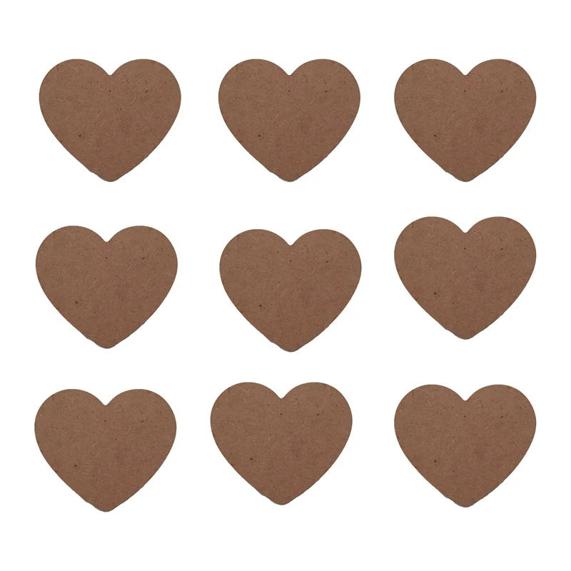 اسلایس چوبی مدل قلب فانتزی کد 10 مجموعه 9 عددی