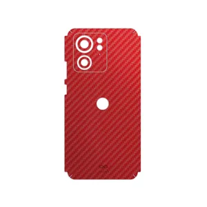 MAHOOT Red-Fiber Cover Sticker for Motorola Edge 40