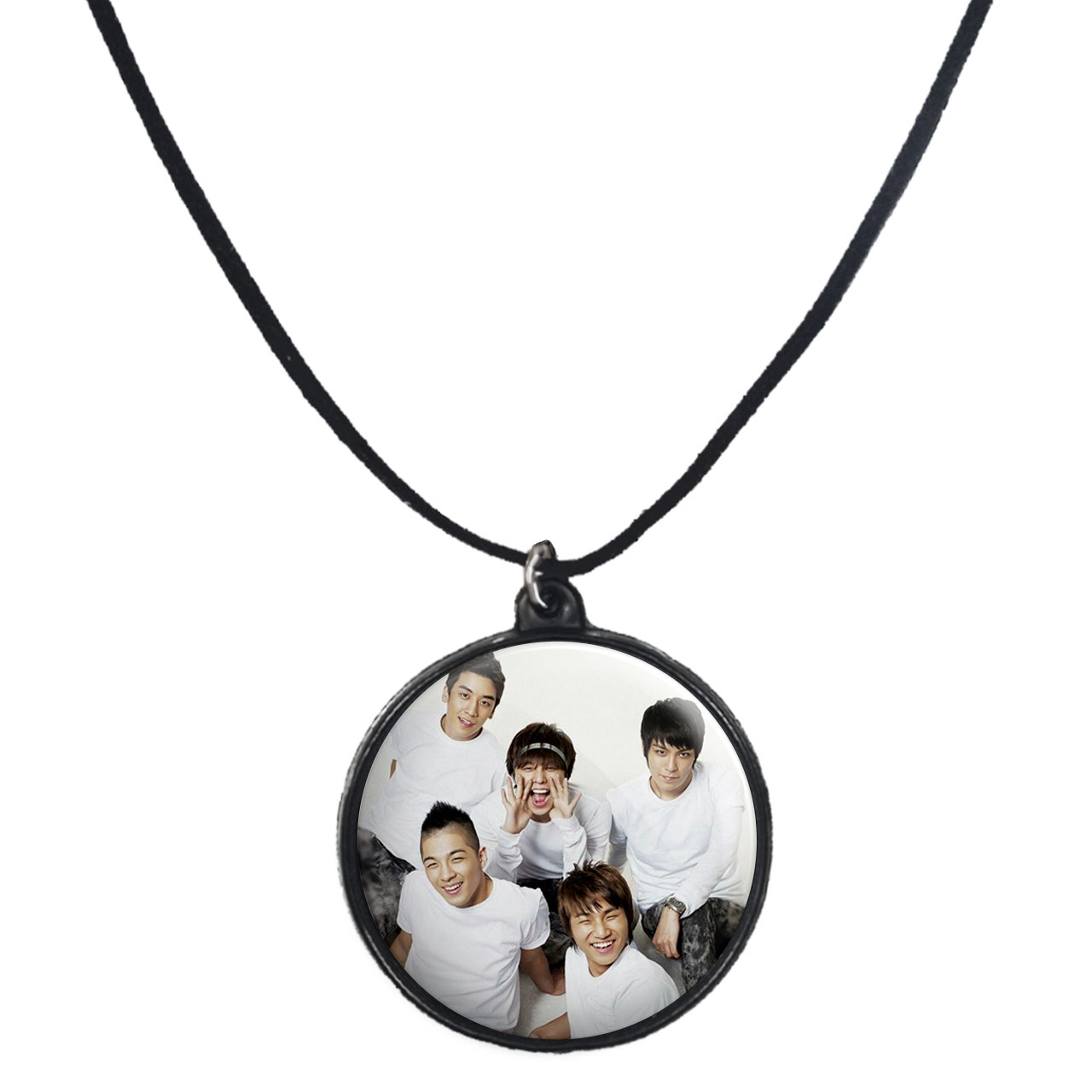 گردنبند پرمانه طرح گروه موسیقی بیگ بنگ کد pmb.15238 مدل دو طرفه