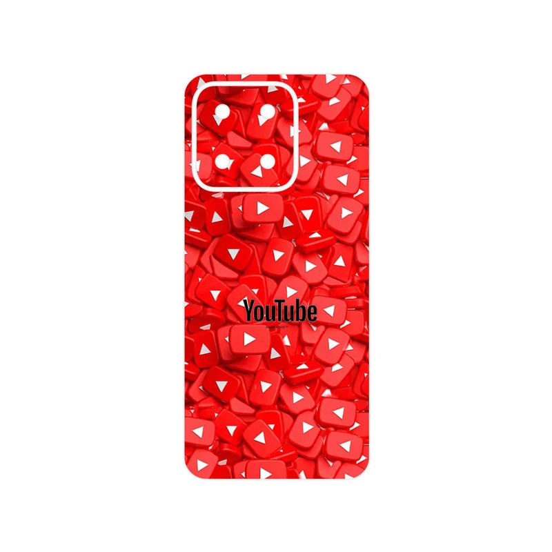 برچسب پوششی ماهوت مدل Youtube مناسب برای گوشی موبایل آنر X5b