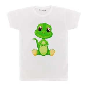 تی شرت بچگانه پرمانه طرح دایناسورهای بامزه کد pmt.5105