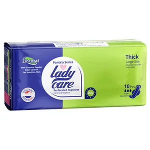 نوار بهداشتی لیدی کر مدل پانته آ بسته 10 عددی