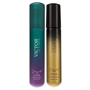 عطر جیبی مردانه ژک ساف مدل Victor حجم 22 میلی لیتر به همراه عطر جیبی مردانه مدل Jackpot حجم 20 میلی لیتر