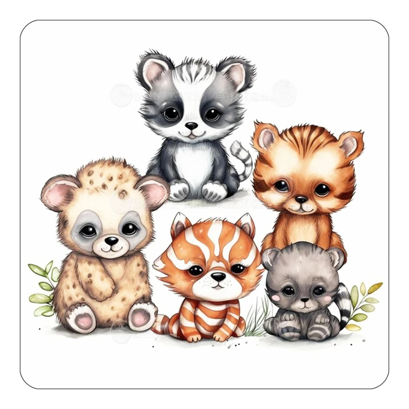 مگنت کاکتی طرح حیوانات کارتونی مدل mp28625