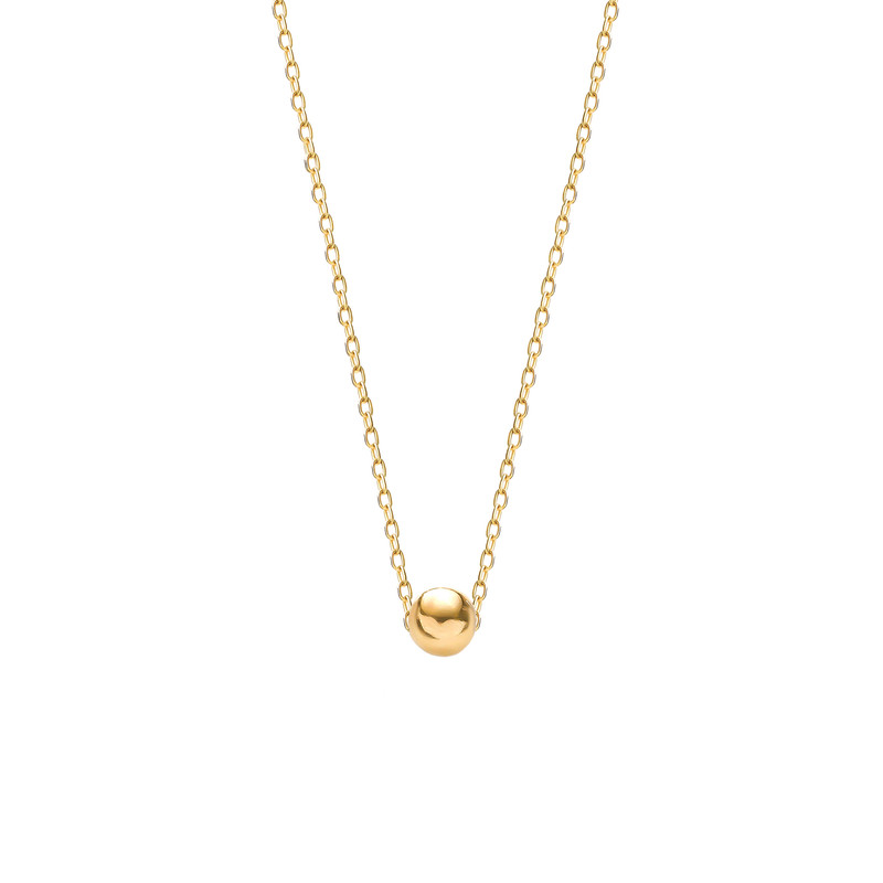 گردنبند طلا 18 عیار زنانه ماوی گالری مدل گوی کد 4