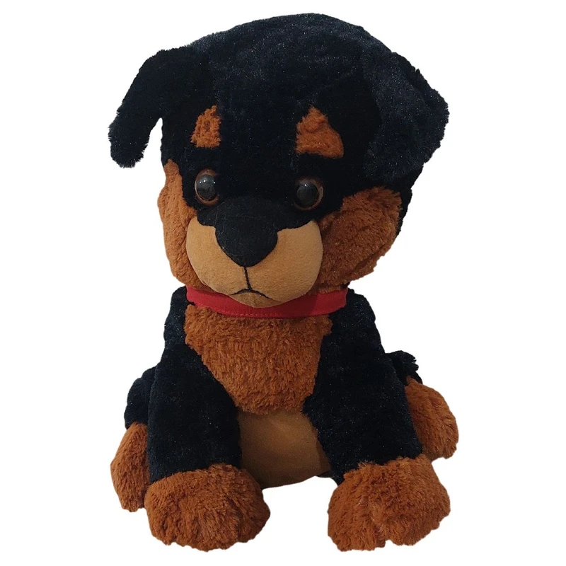 عروسک طرح سگ روتوایلر مدل PEEK-A-BOO کد SZT5/422 ارتفاع 35 سانتی‌متر