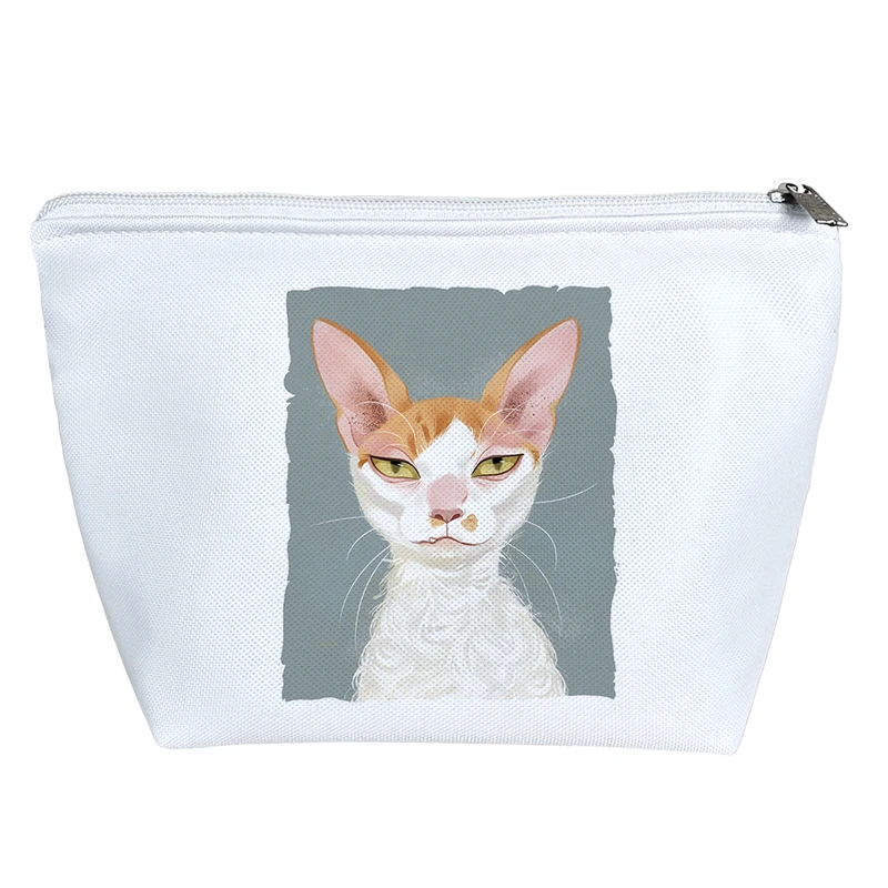 کیف لوازم آرایش دخترانه خندالو مدل گربه کد 2875