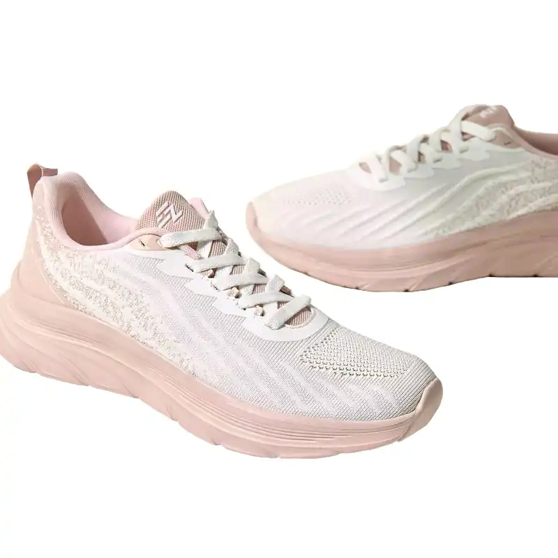 کفش مخصوص دویدن زنانه مکس مدل Textured Lace-Up Sports