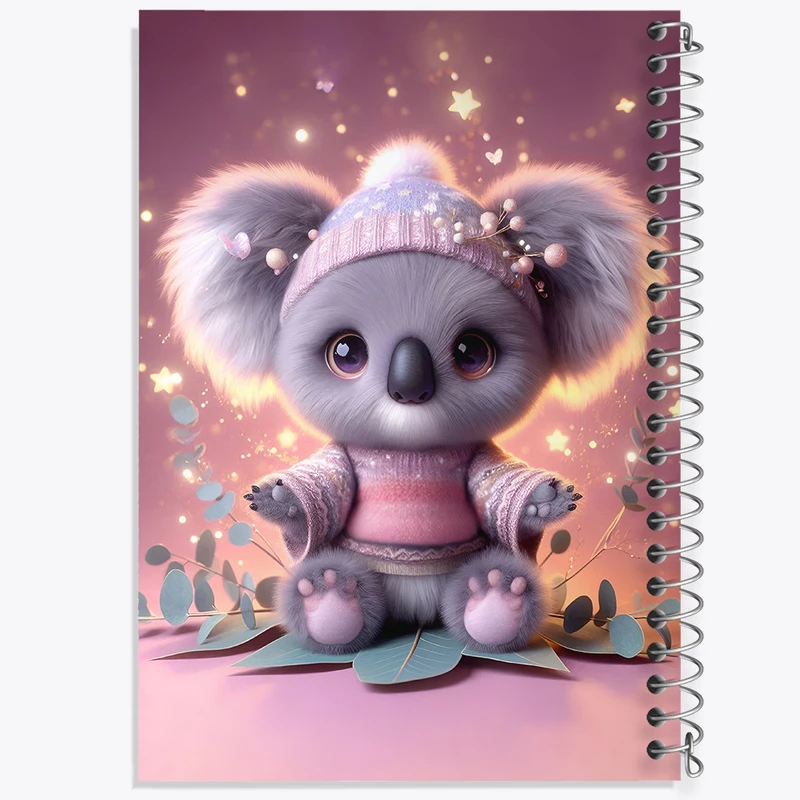 دفتر مشق 100 برگ خندالو طرح کوآلا بامزه کد F5488