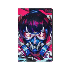 تابلو شاسی عرش مدل فانتزی دختر با ماسک کد As4492