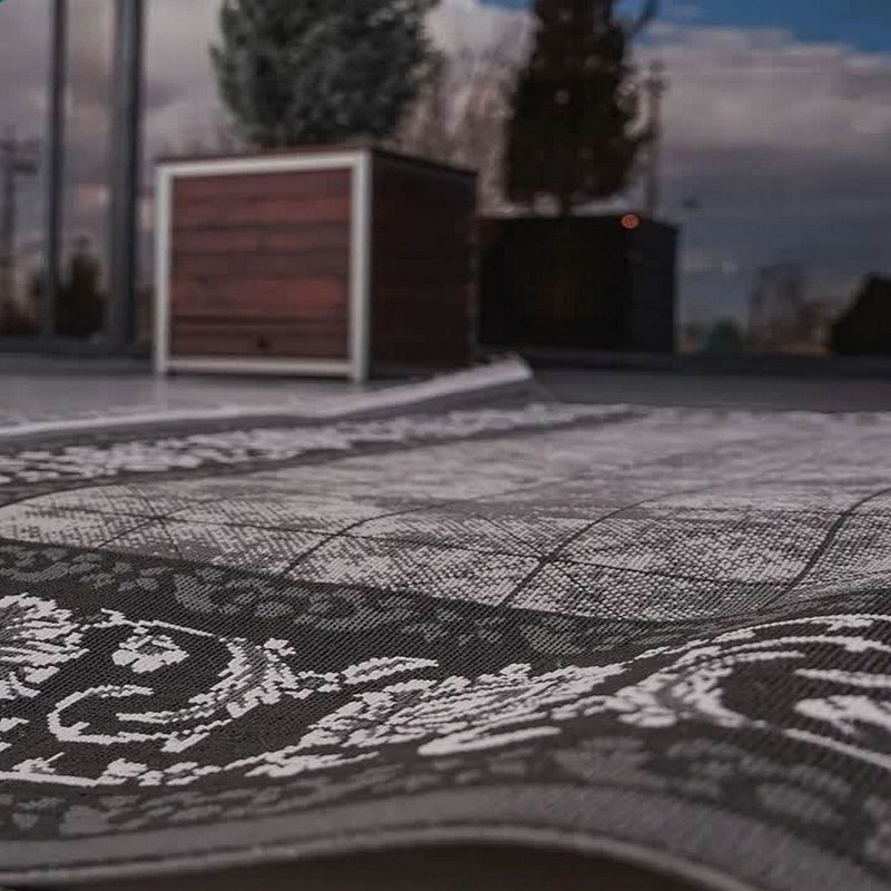 گلیم ماشینی دنیای فرش مدل لعیا کد 2004