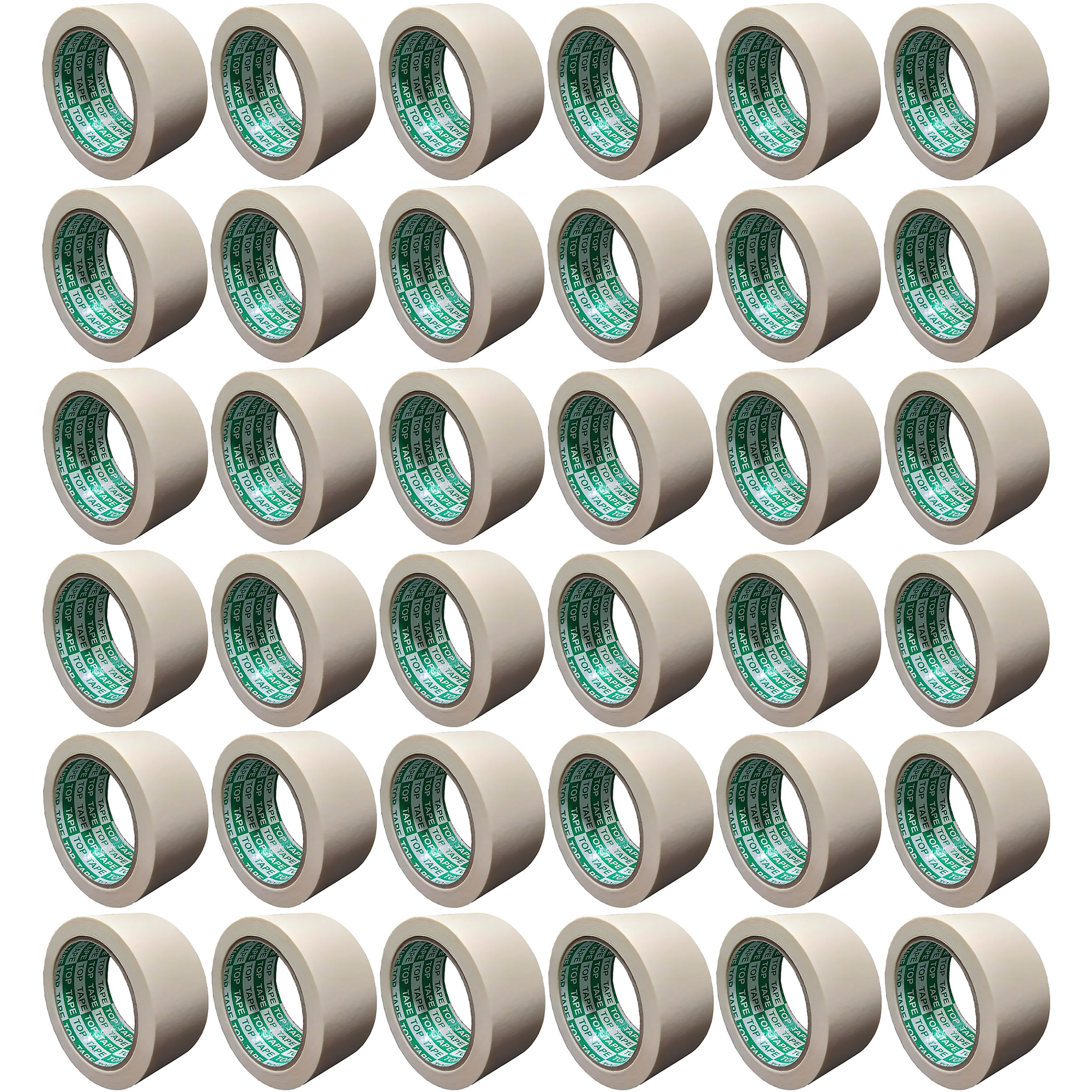 نوار چسب کاغذی تاپ تیپ کد T5 عرض 5 سانتی متر بسته 36 عددی