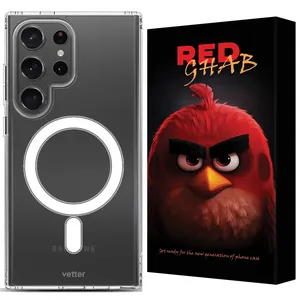 RED GHAB SHFR Cover Suitable For Samsung Galaxy S23 Ultra