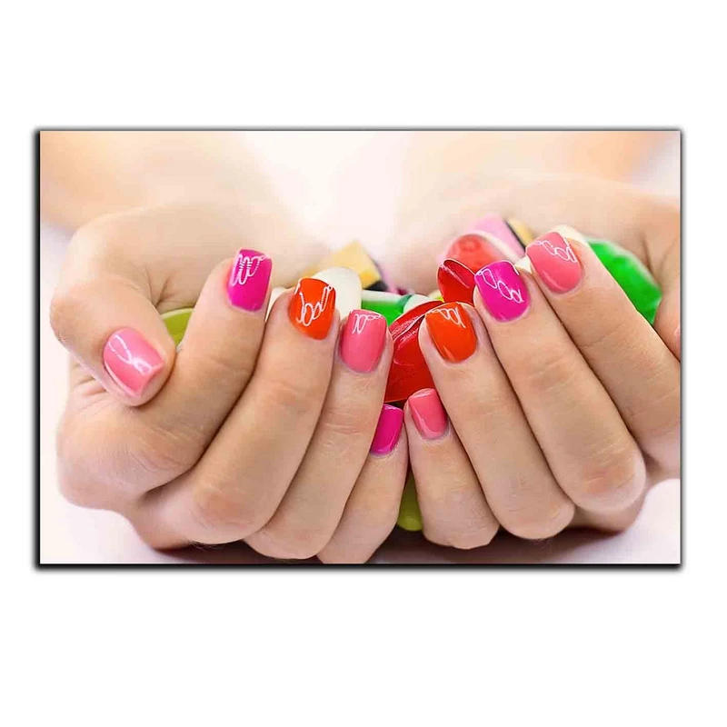 تابلو شاسی بکلیت طرح کاشت ناخن تابستانی مدل SH-6831