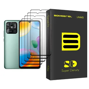 Somastel SD Glass MIX004 Screen Protector For Xiaomi Redmi 10C Pack Of 4