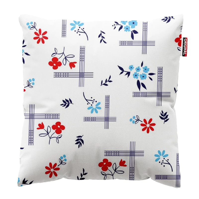  کوسن پاد آفرین طرح گل کد 1440 سایز 30*30 سانتی متر