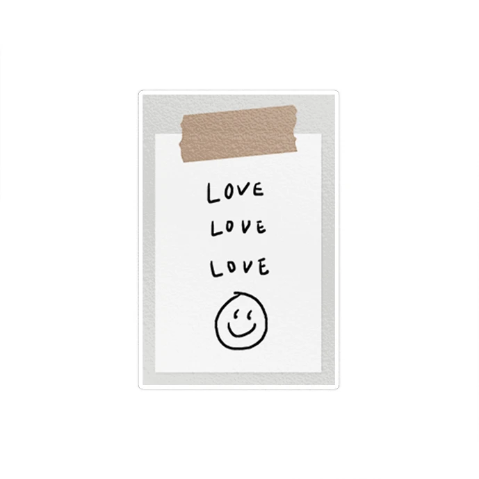 استیکر لپ تاپ ماسا دیزاین طرح LOVE مدل STK1368