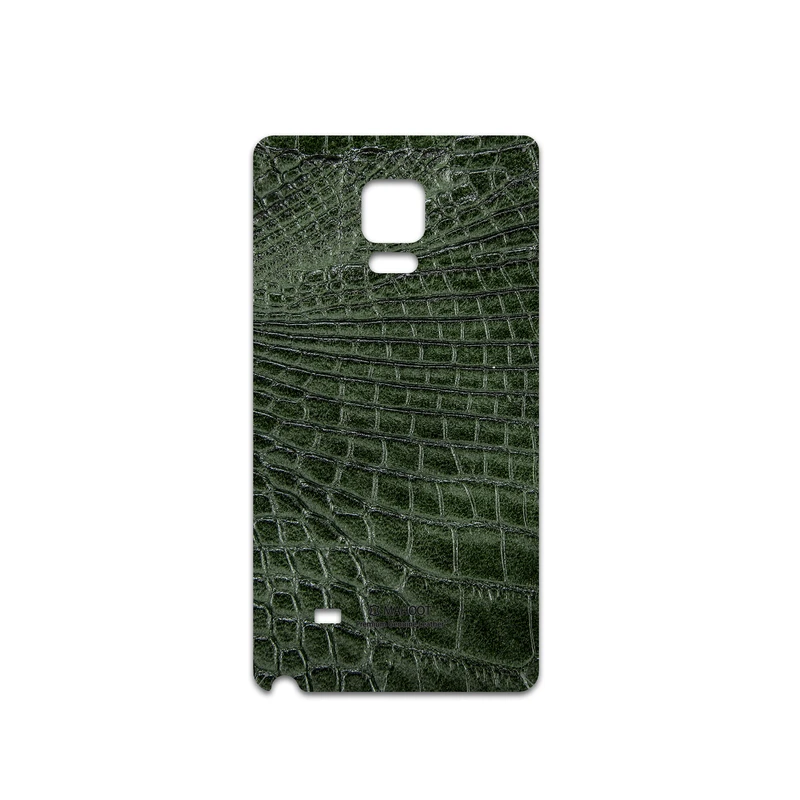 برچسب پوششی ماهوت مدل Green-Crocodile-Leather مناسب برای گوشی موبایل سامسونگ Galaxy Note Edge