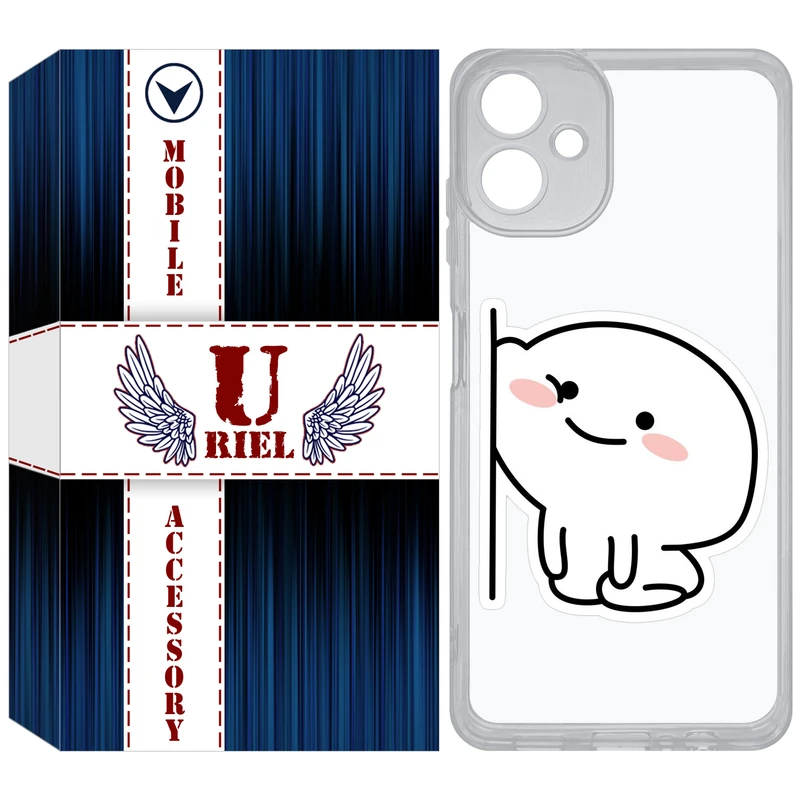 کاور یوریل مدل Clear کد 93 طرح لوس مناسب برای گوشی موبایل سامسونگ Galaxy A06