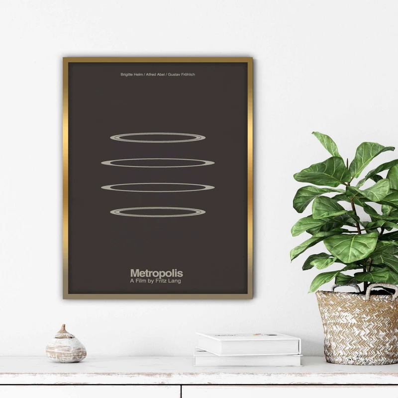 تابلو آتریسا طرح پوستر فیلم Metropolis مدل AM078