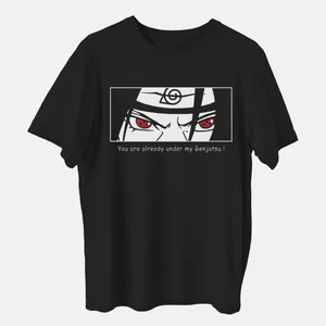 تی شرت آستین کوتاه مردانه مدل انیمه ای ناراتو شخصیت ایتاچی