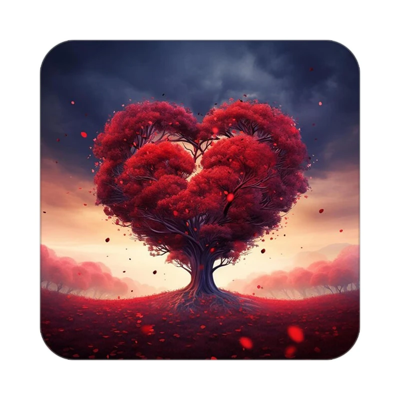 زیر لیوانی کاکتی مدل عاشقانه کد mp12447