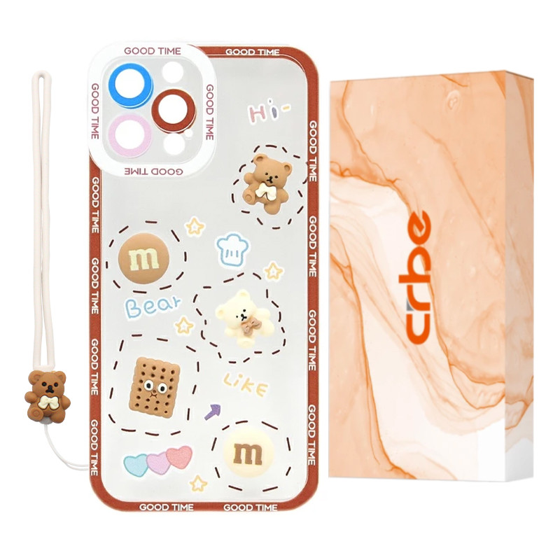 کاور کربی مدل Biscuit1 مناسب برای گوشی موبایل اپل iPhone 12 Pro Max به همراه بند آویز