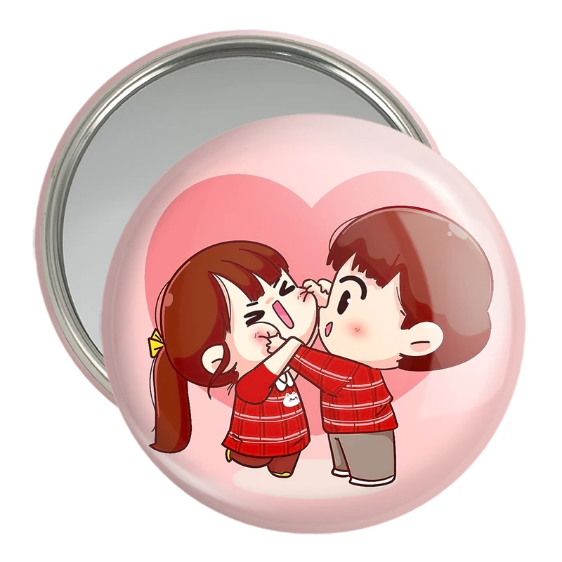 آینه جیبی خندالو مدل عاشقانه کد 27120