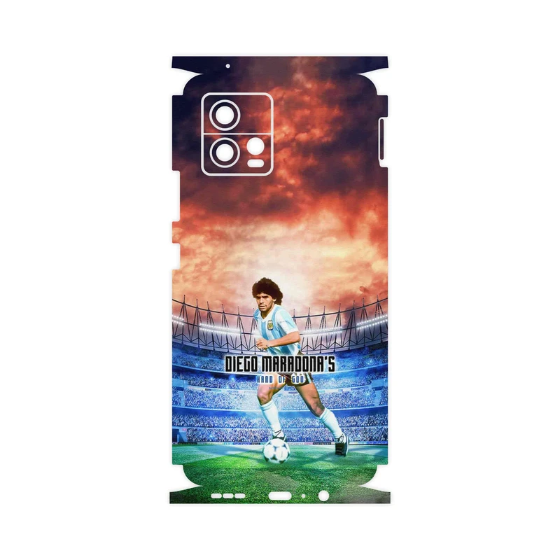 برچسب پوششی ماهوت مدل Diego Maradona-FullSkin مناسب برای گوشی موبایل موتورولا Moto G72