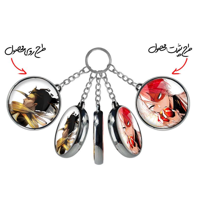 جاکلیدی خندالو طرح شوتو تودروکی و ایزاوا سنسهه انیمه آکادمی قهرمان من مدل دوطرفه کد 1158511591