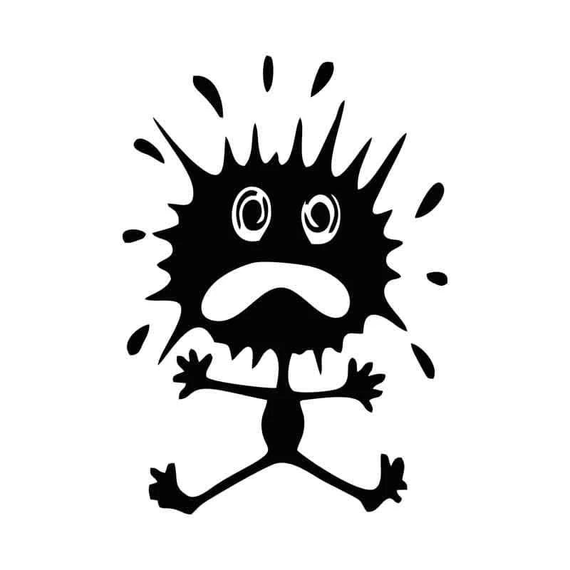  برچسب خودرو طرح برق گرفته کد K7500