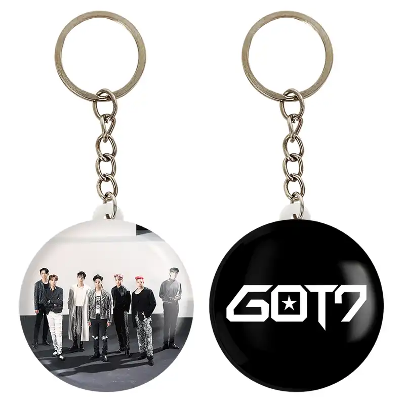 جاکلیدی خندالو مدل گروه گات سون GOT7 کد 2103021040 مجموعه 2 عددی