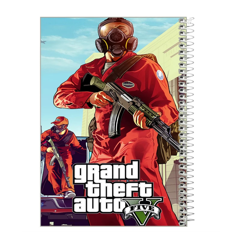 دفتر نقاشی 40 برگ طرح  GTA کد tg12