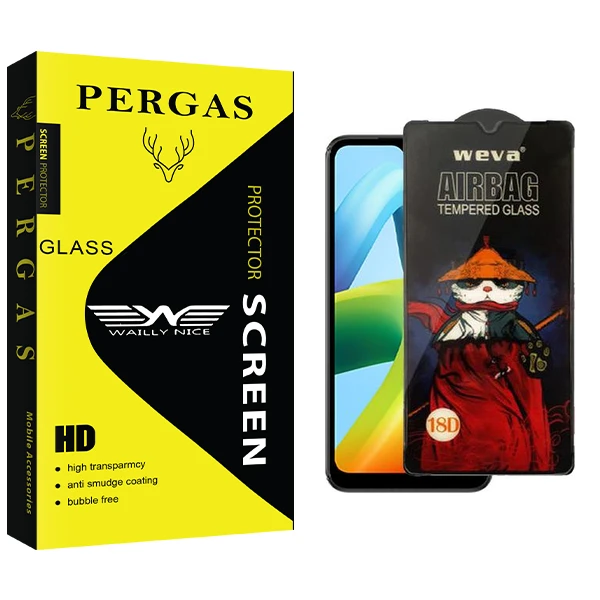 محافظ صفحه نمایش وایلی نایس مدل Pergas Airbag مناسب برای گوشی موبایل شیائومی Redmi A1 Plus