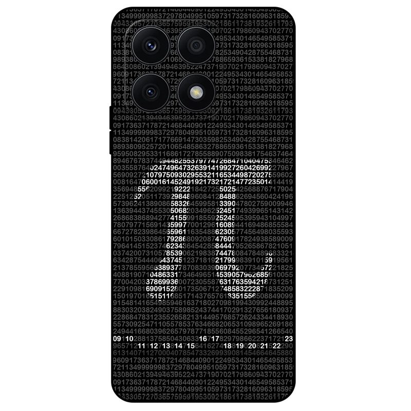 کاور مگافون طرح عدد پی مدل 7240 مناسب برای گوشی موبایل آنر X8A