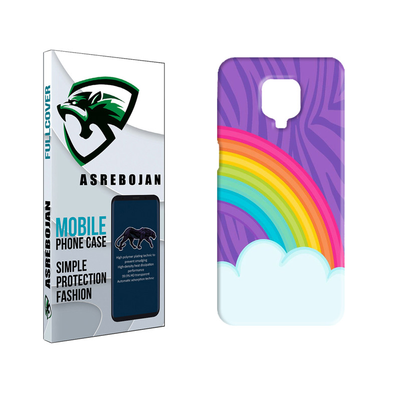 کاور عصر بوژان مدل رنگین کمان کد 0167 مناسب برای گوشی موبایل شیائومی note 9 pro