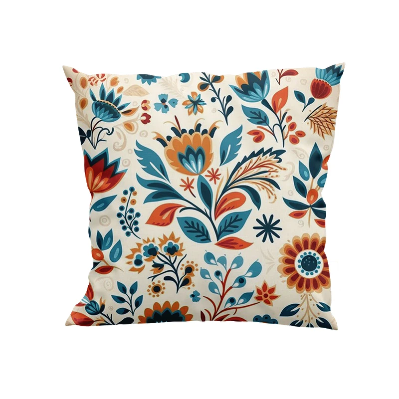 کوسن پاد آفرین مدل گل های فانتزی کد DKK1268