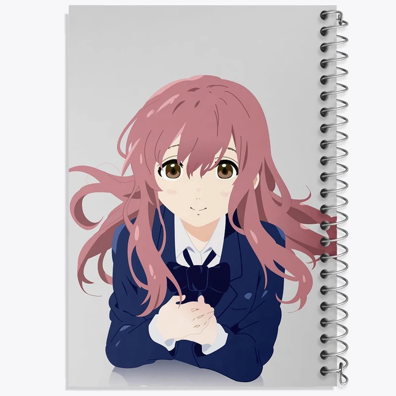 دفتر شطرنجی 50 برگ خندالو طرح شوکو نیشیمیا انیمه سایلنت ویس A Silent Voice کد 15796